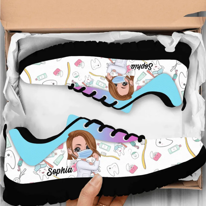 Personalized Dental Shoes - Gift Idea For Dentist/Birthday