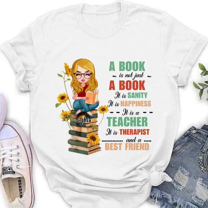 Personalized A Book Is Not Just A Book T-Shirt/Hoodie - Gift Idea For Reading Lover