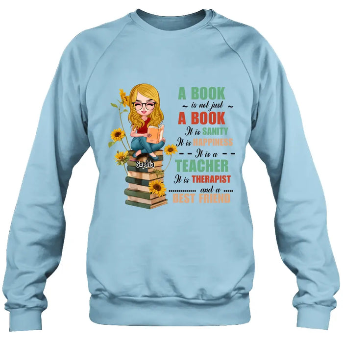 Personalized A Book Is Not Just A Book T-Shirt/Hoodie - Gift Idea For Reading Lover