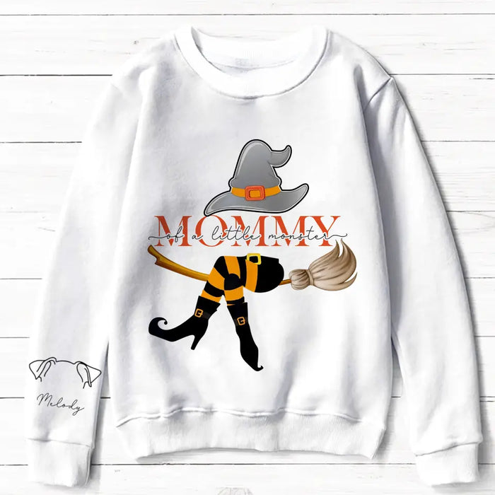 Personalized Mommy Of Little Monsters AOP Sweater - Up to 6 Dogs - Gift Idea For Dog Mom
