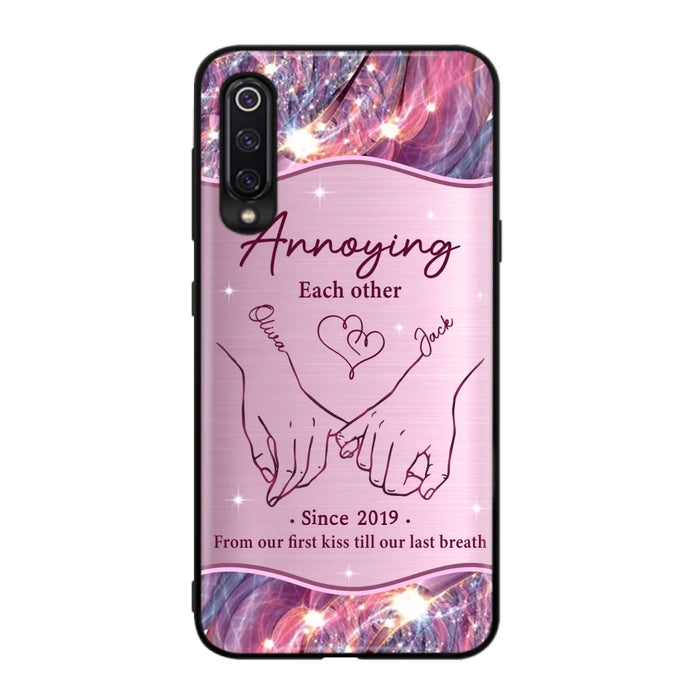 Custom Personalized Couple Phone Case For Xiaomi/ Oppo/ Huawei - Gift Idea For Couple - Annoying Each Other