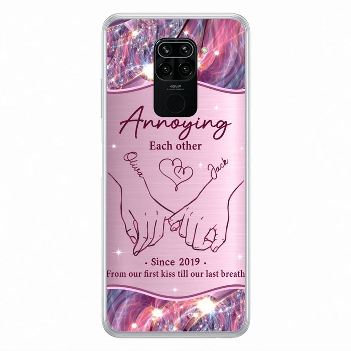 Custom Personalized Couple Phone Case For Xiaomi/ Oppo/ Huawei - Gift Idea For Couple - Annoying Each Other
