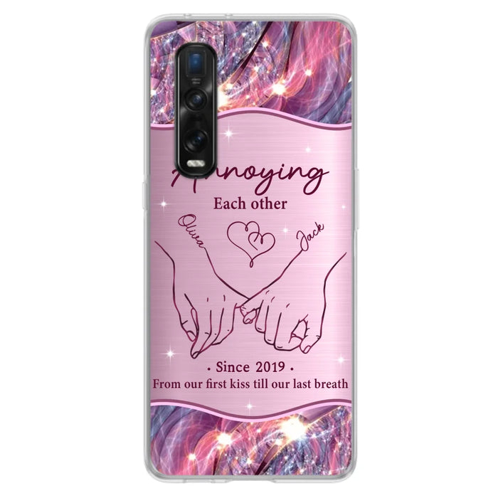 Custom Personalized Couple Phone Case For Xiaomi/ Oppo/ Huawei - Gift Idea For Couple - Annoying Each Other