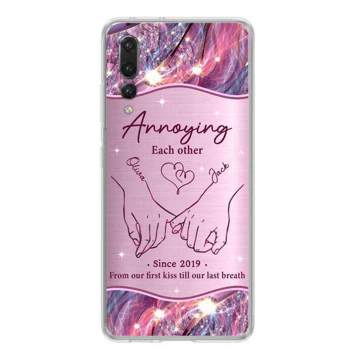 Custom Personalized Couple Phone Case For Xiaomi/ Oppo/ Huawei - Gift Idea For Couple - Annoying Each Other