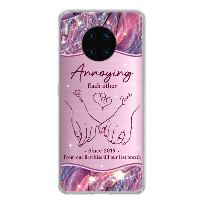Custom Personalized Couple Phone Case For Xiaomi/ Oppo/ Huawei - Gift Idea For Couple - Annoying Each Other