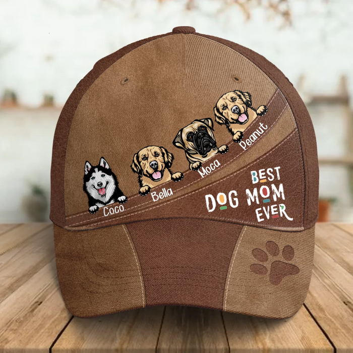 Personalized Dog Mom Classic Cap - Gift Idea for for Dog Lovers - Best Dog Mom Ever