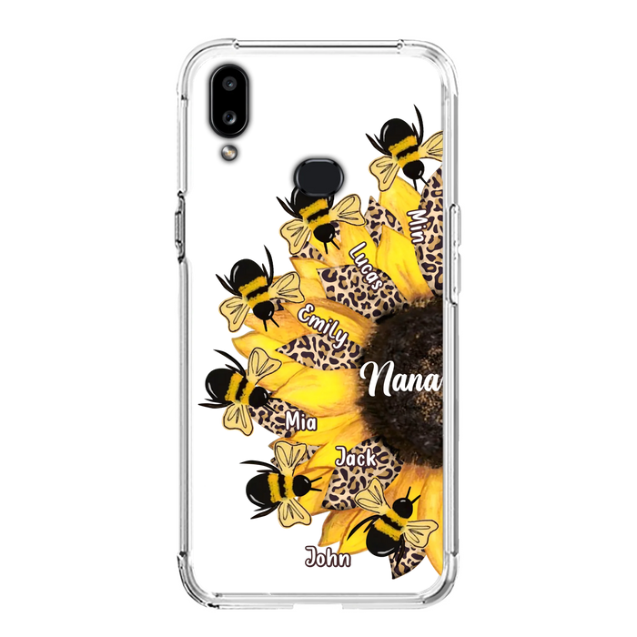 Custom Sunflower Grandma Phone Case - Mother's Day Gift Idea for Mom/Grandma