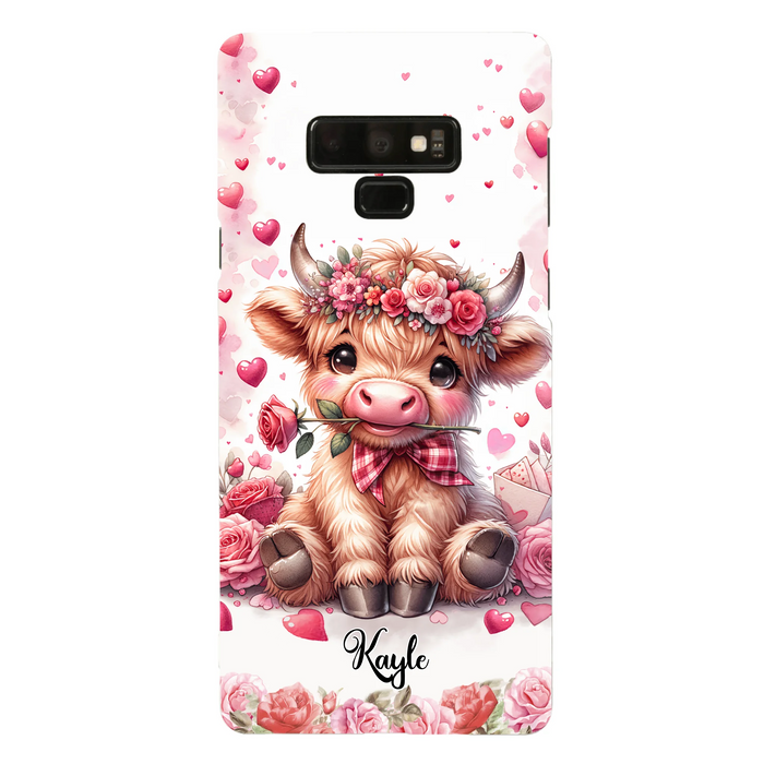 Lovely Highland Phone Case - Gift Idea For Birthday/Valentine's Day - Case For iPhone, Samsung