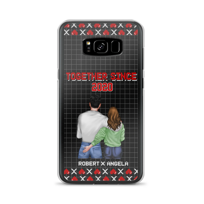 Custom Personalized Couple Phone Case - Gift Idea For Couple/Valentines Day - Together Since 2020 - Case For iPhone/Samsung