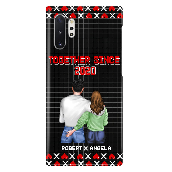 Custom Personalized Couple Phone Case - Gift Idea For Couple/Valentines Day - Together Since 2020 - Case For iPhone/Samsung