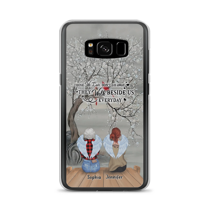 Custom Personalized Memorial Family Member Loss Phone Case - Up to 5 People - Memorial Gift Idea - Those We Love Don't Go Away - Case For iPhone And Samsung