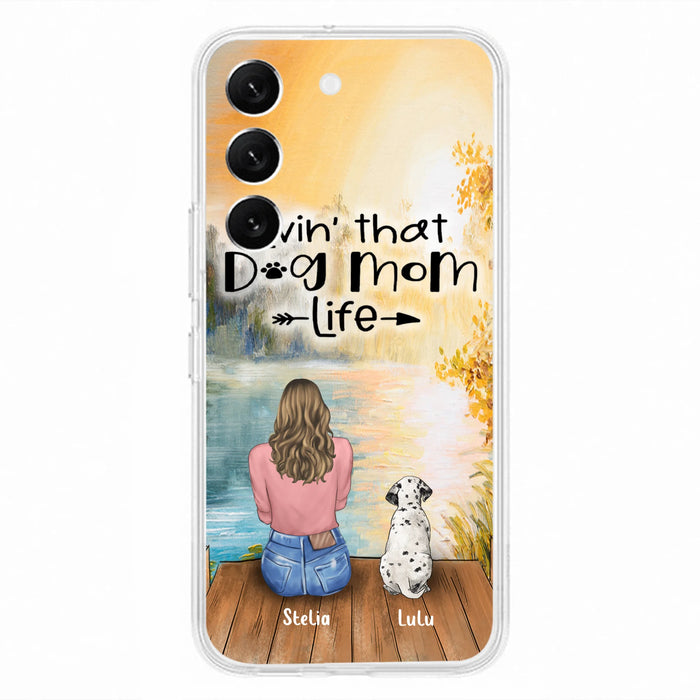 Custom Personalized Dog Mom Phone Case - Gift for Dog Lovers - iPhone & Samsung Case with upto 4 Dogs