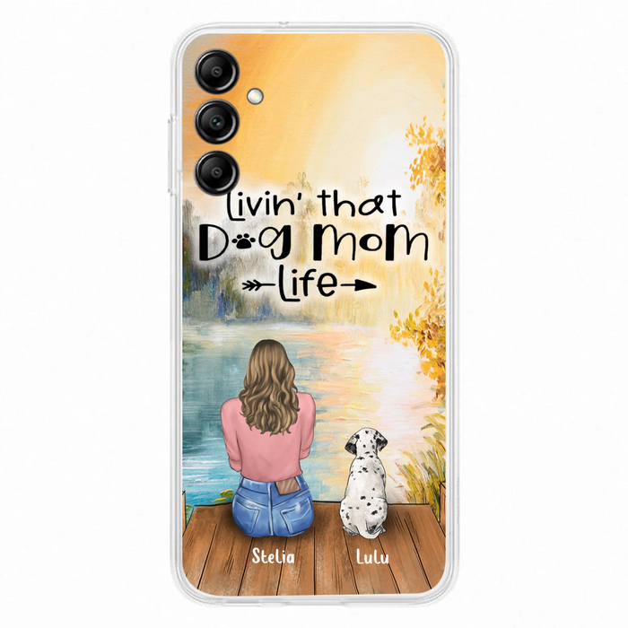 Custom Personalized Dog Mom Phone Case - Gift for Dog Lovers - iPhone & Samsung Case with upto 4 Dogs