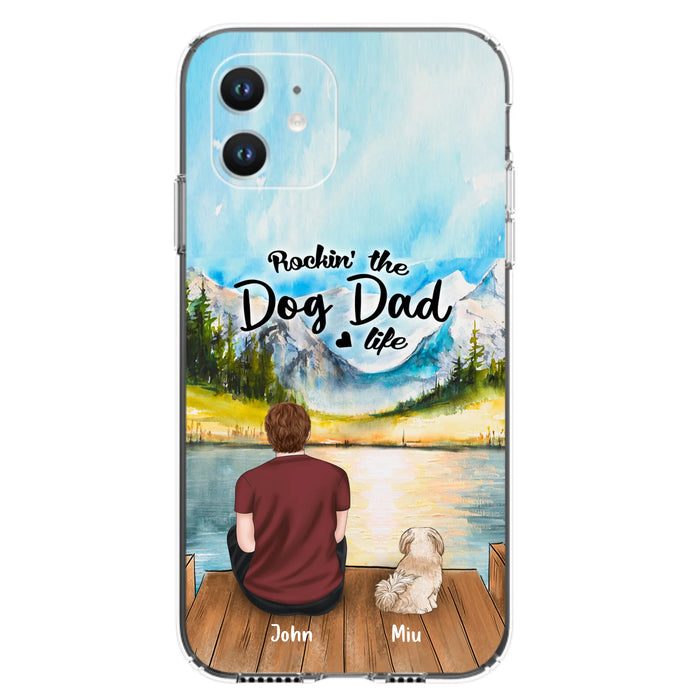 Personalized Pet Mom/Dad Phone Case - Chubby or Slim with up to 7 Pets