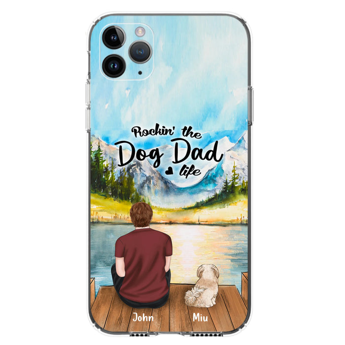 Personalized Pet Mom/Dad Phone Case - Chubby or Slim with up to 7 Pets
