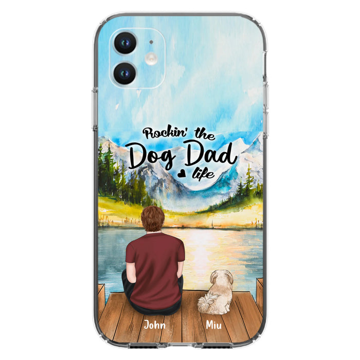 Personalized Pet Mom/Dad Phone Case - Chubby or Slim with up to 7 Pets
