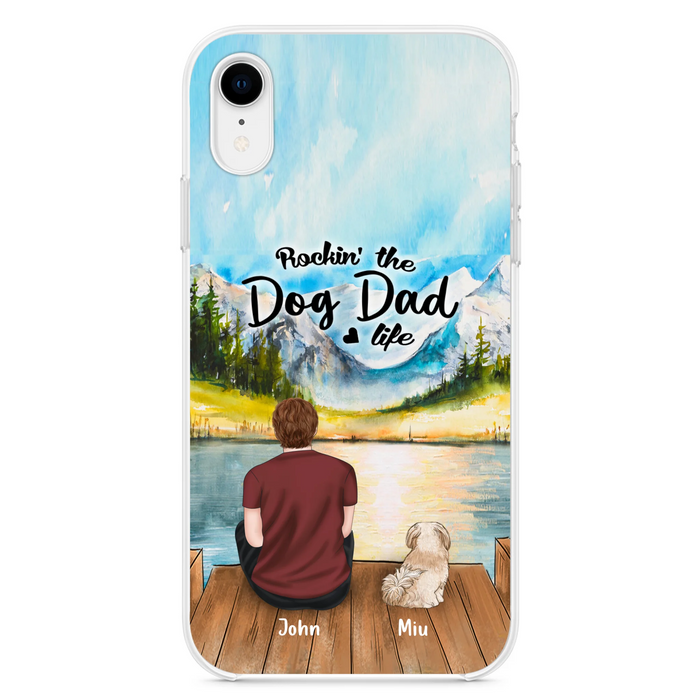 Personalized Pet Mom/Dad Phone Case - Chubby or Slim with up to 7 Pets