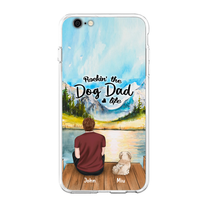 Personalized Pet Mom/Dad Phone Case - Chubby or Slim with up to 7 Pets