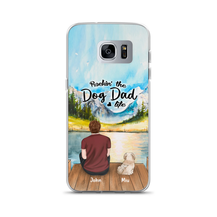 Personalized Pet Mom/Dad Phone Case - Chubby or Slim with up to 7 Pets