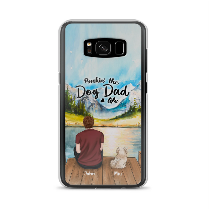 Personalized Pet Mom/Dad Phone Case - Chubby or Slim with up to 7 Pets
