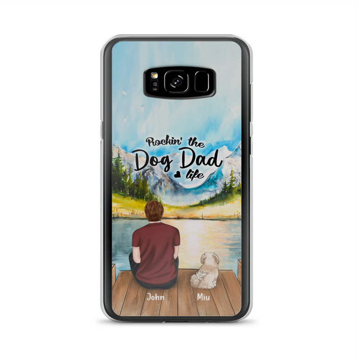 Personalized Pet Mom/Dad Phone Case - Chubby or Slim with up to 7 Pets