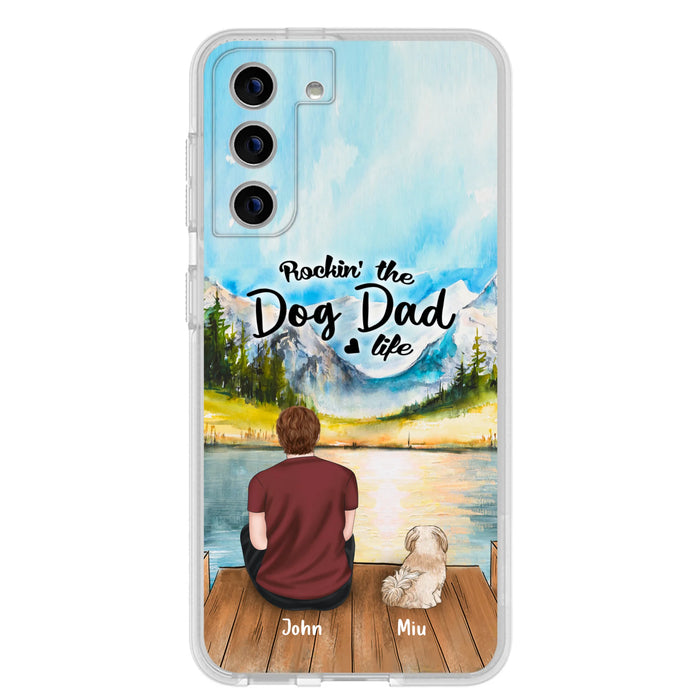 Personalized Pet Mom/Dad Phone Case - Chubby or Slim with up to 7 Pets