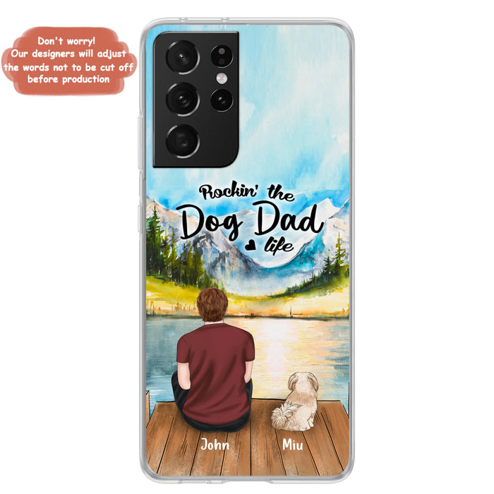 Personalized Pet Mom/Dad Phone Case - Chubby or Slim with up to 7 Pets