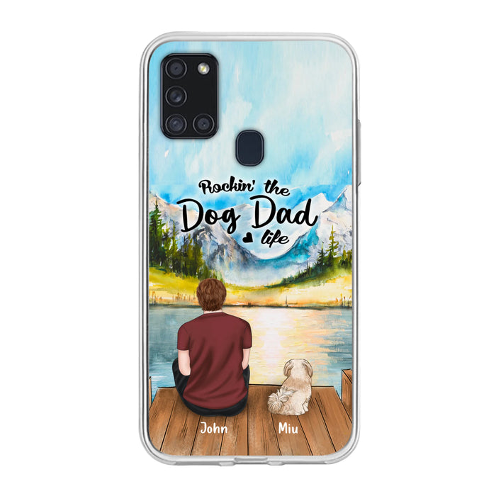 Personalized Pet Mom/Dad Phone Case - Chubby or Slim with up to 7 Pets