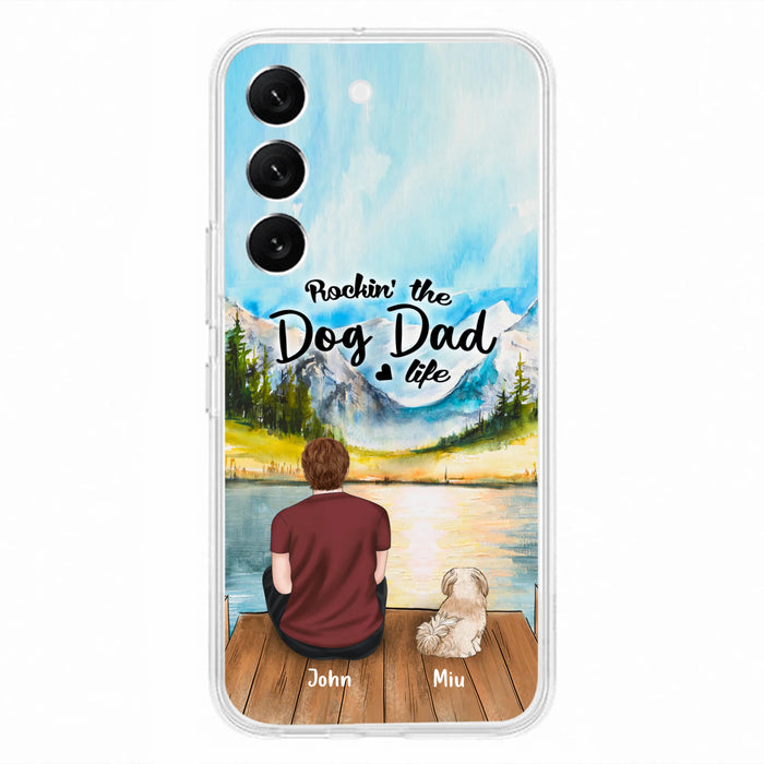 Personalized Pet Mom/Dad Phone Case - Chubby or Slim with up to 7 Pets
