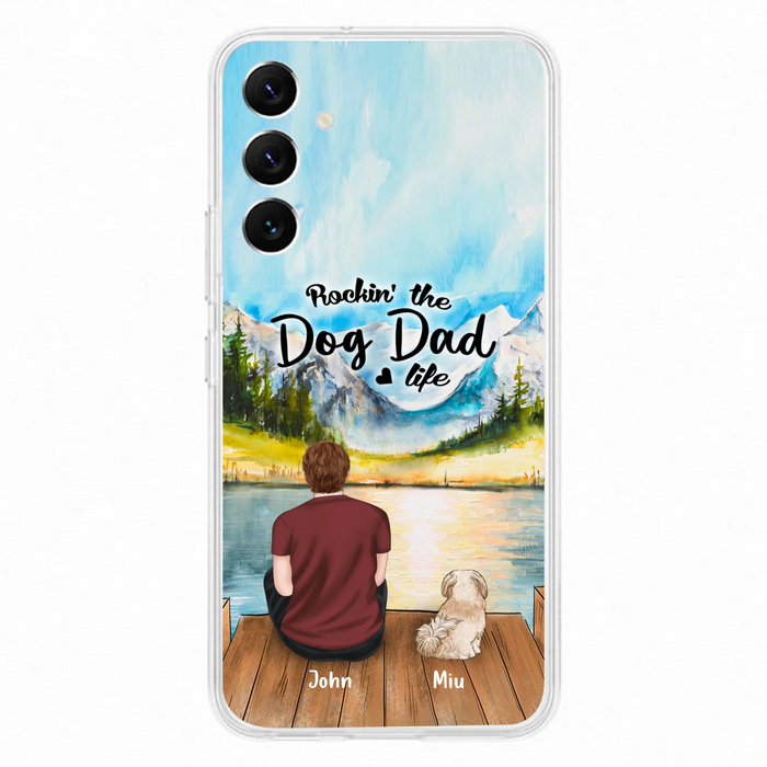 Personalized Pet Mom/Dad Phone Case - Chubby or Slim with up to 7 Pets