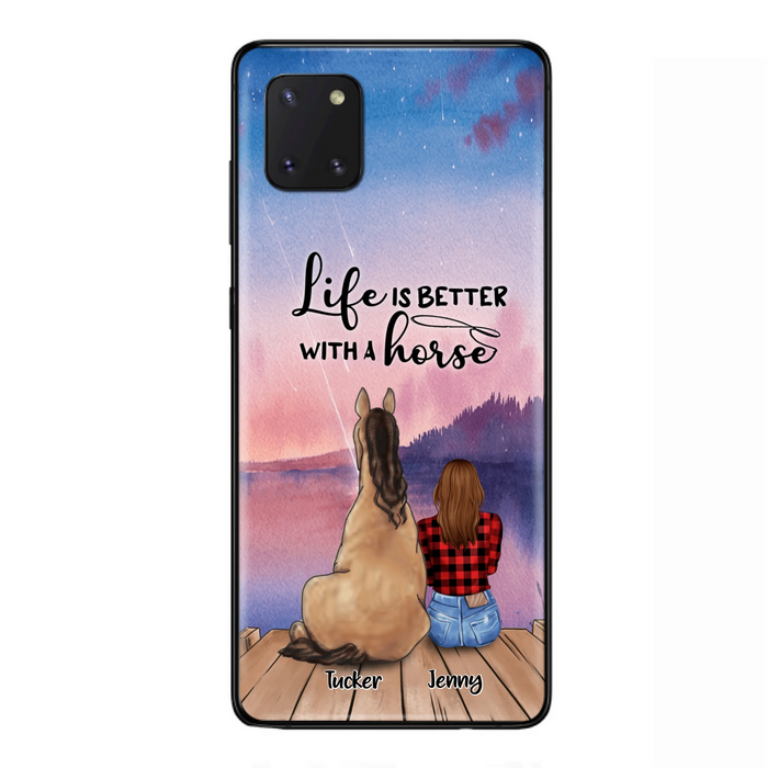 Personalized Horse/Dog Mom Phone Case - Upto 2 Horses and 3 Dogs - 9AGKN2
