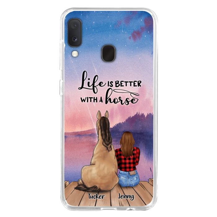 Personalized Horse/Dog Mom Phone Case - Upto 2 Horses and 3 Dogs - 9AGKN2