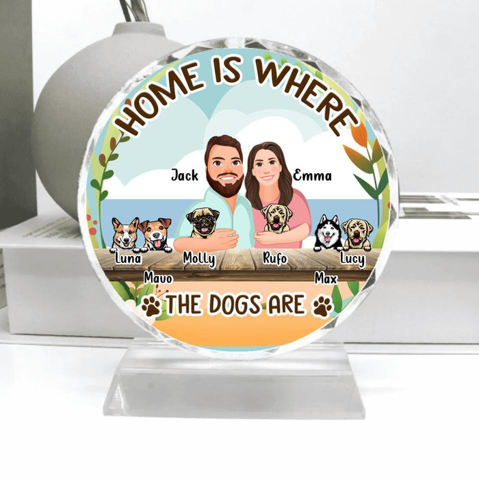 Personalized Dog Crystal Pendulum - Up to 6 Dogs - Gift Idea for Dog Lovers - A House Is Not A Home Without Dogs