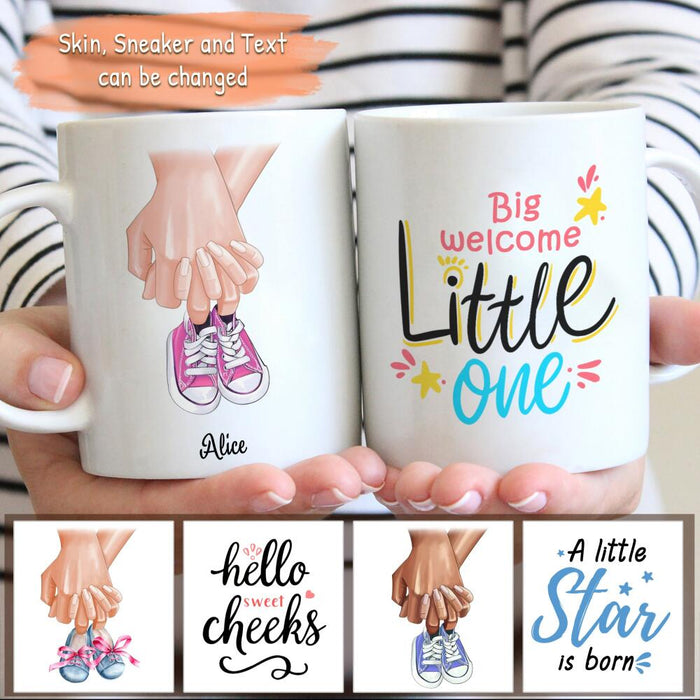 Personalized Pregnant Mom/Baby Shower Coffee Mug - Best Gift for Pregnant Mom - Big Welcome Little One - EG568B