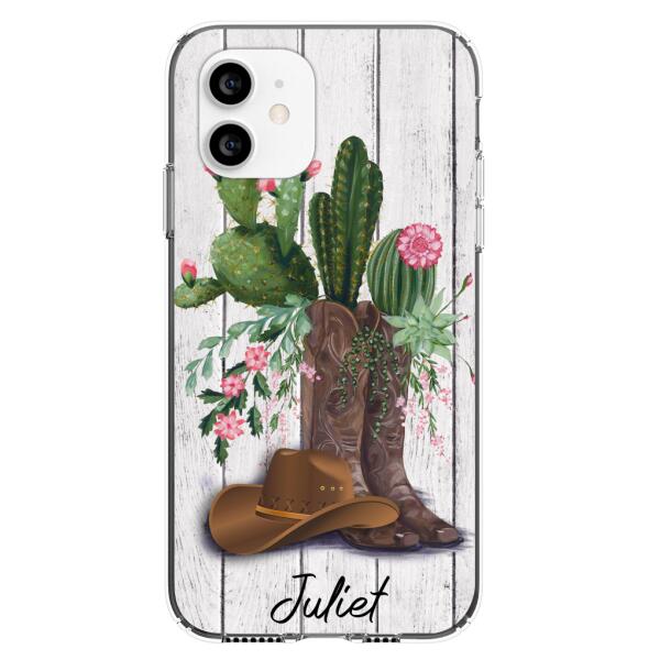 Custom Personalized Horse Girl Phone Case - Gift For Horse Lovers - Case For iPhone, Samsung and Xiaomi - TDPH45