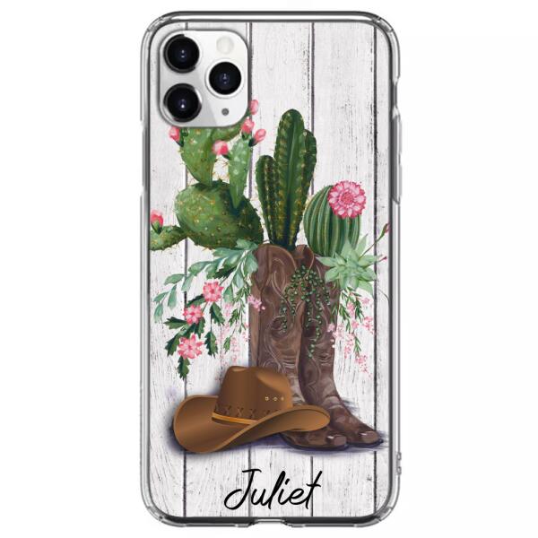 Custom Personalized Horse Girl Phone Case - Gift For Horse Lovers - Case For iPhone, Samsung and Xiaomi - TDPH45