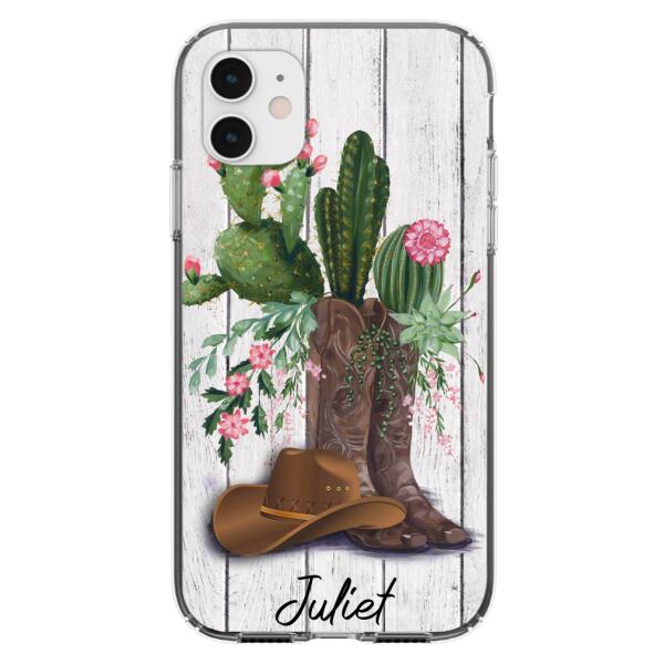 Custom Personalized Horse Girl Phone Case - Gift For Horse Lovers - Case For iPhone, Samsung and Xiaomi - TDPH45