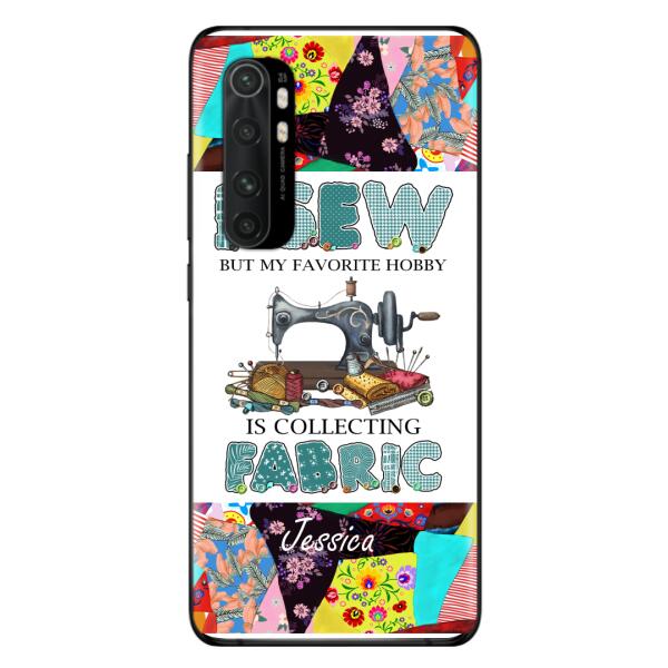 Custom Personalized Sewing Machine Phone Case - Gift Idea For Sewing Lovers - Case For iPhone, Samsung and Xiaomi - 8WU8I3