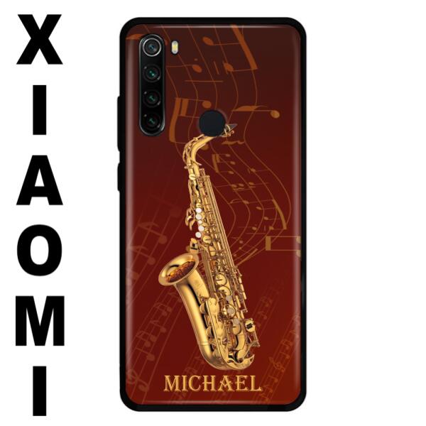 Custom Personalized Saxophone Phone Case For iPhone, Samsung and Xiaomi