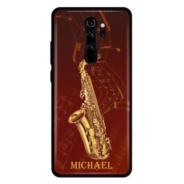 Custom Personalized Saxophone Phone Case For iPhone, Samsung and Xiaomi