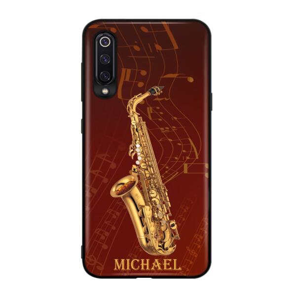 Custom Personalized Saxophone Phone Case For iPhone, Samsung and Xiaomi