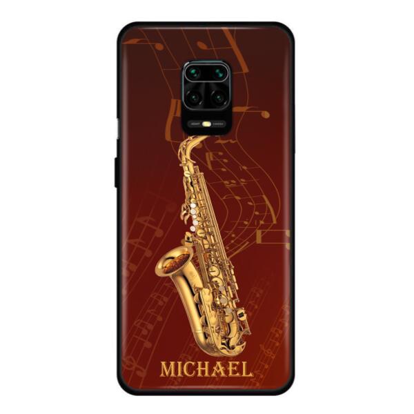 Custom Personalized Saxophone Phone Case For iPhone, Samsung and Xiaomi