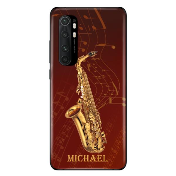 Custom Personalized Saxophone Phone Case For iPhone, Samsung and Xiaomi