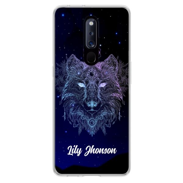 Custom Personalized Wolf Mandala Phone Case - Best Gift For Wolf Lover's - Case For Huawei and Oppo - TOMO90