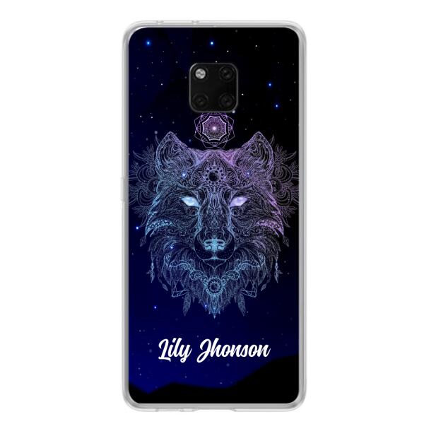 Custom Personalized Wolf Mandala Phone Case - Best Gift For Wolf Lover's - Case For Huawei and Oppo - TOMO90