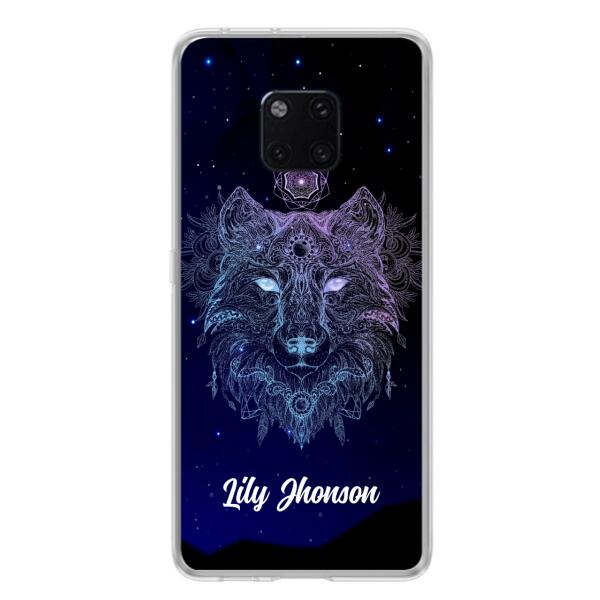 Custom Personalized Wolf Mandala Phone Case - Best Gift For Wolf Lover's - Case For Huawei and Oppo - TOMO90