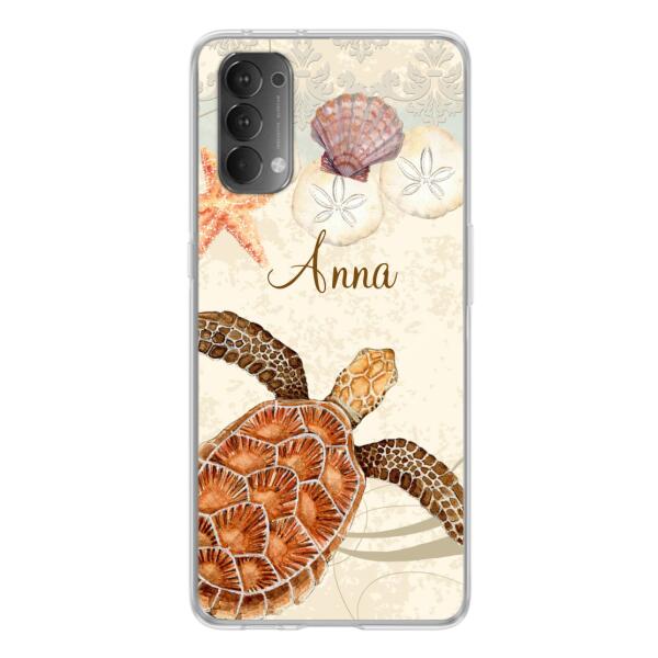 Custom Personalized Sea Turtle Phone Case - Best Gift For Turtle Lover's - Case For Huawei and Oppo - DTJ0EN