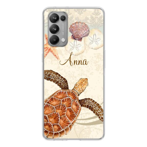 Custom Personalized Sea Turtle Phone Case - Best Gift For Turtle Lover's - Case For Huawei and Oppo - DTJ0EN