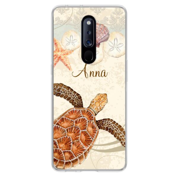 Custom Personalized Sea Turtle Phone Case - Best Gift For Turtle Lover's - Case For Huawei and Oppo - DTJ0EN