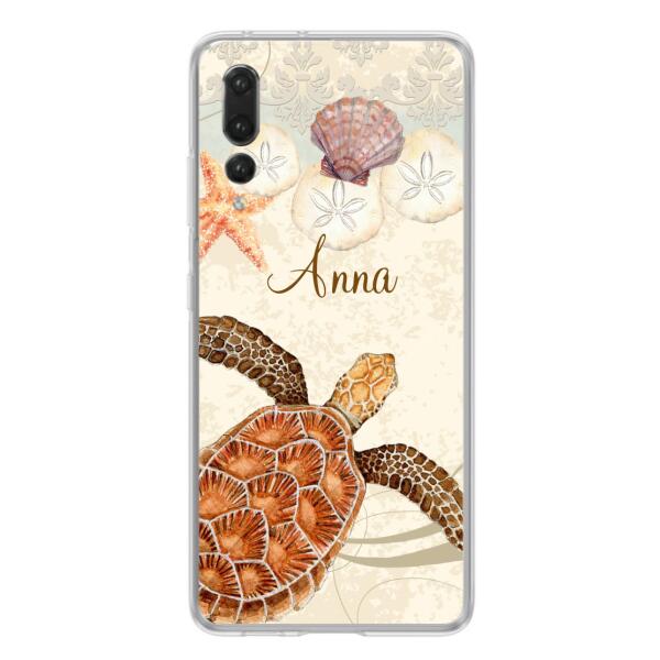 Custom Personalized Sea Turtle Phone Case - Best Gift For Turtle Lover's - Case For Huawei and Oppo - DTJ0EN